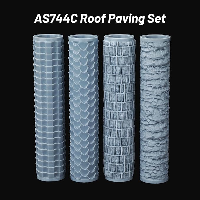 Terrain Roller Set for Foam Modeling – Build Stunning Roofs for DND Terrain Bundles, RPG Accessory Building Blocks for Adults, Table Maps, and Dungeons and Dragons Worlds-AS744C