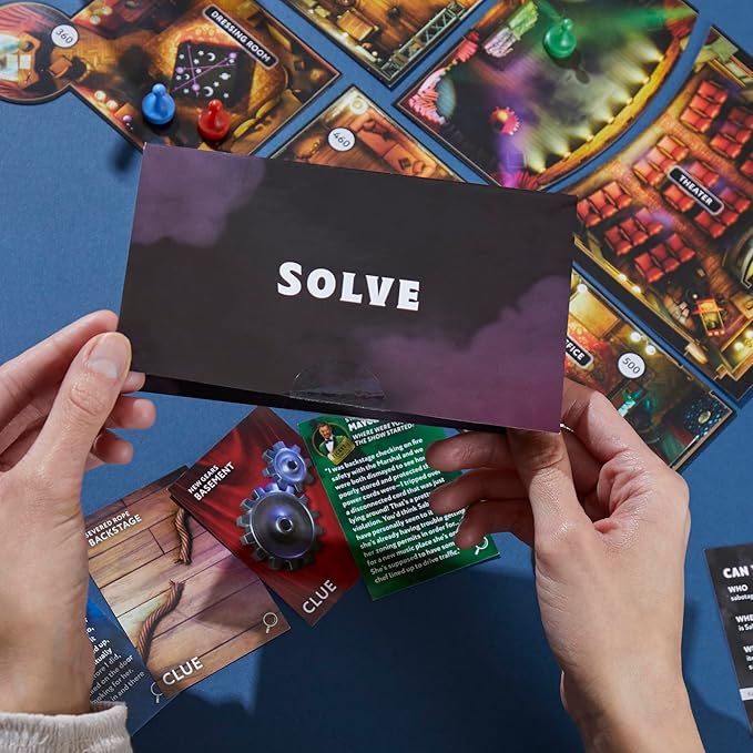 Clue Escape: The Illusionist’s Club Board Game | Escape Room Family Game | 1-Time Solve Mystery | Ages 10+ | 1-6 Players | Difficulty 4 | 90-120 Mins. (Amazon Exclusive)