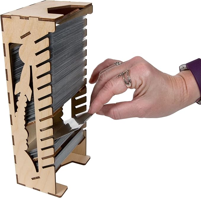 The Broken Token Terraforming Mars Compatible Base Game Organizer - Wood Storage Box with Multiple Trays & Card Shoe - Wooden Game Organizer