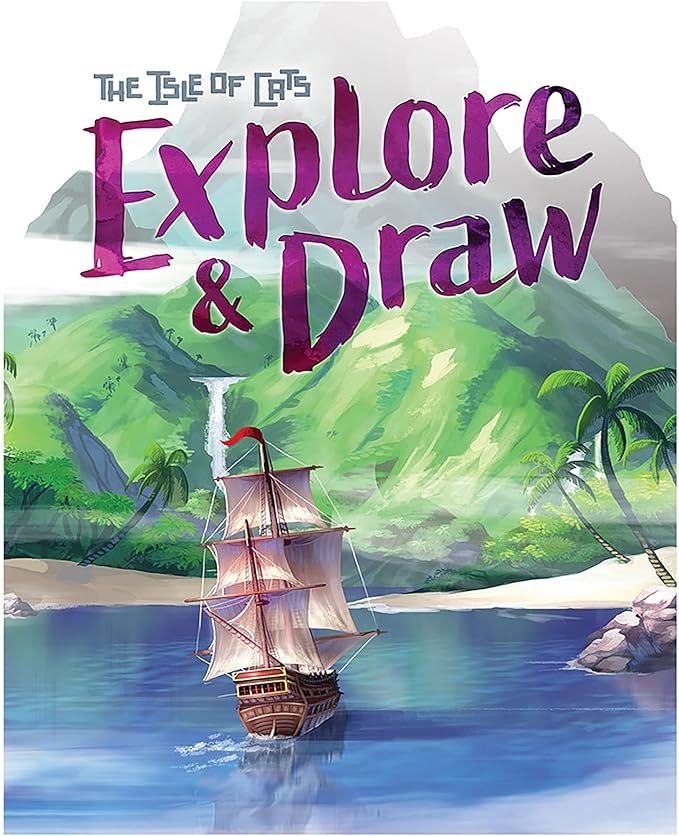 | The Isle of Cats: Explore & Draw - Boardgame, Ages 10+, 1-6 Players, 30-45 Min