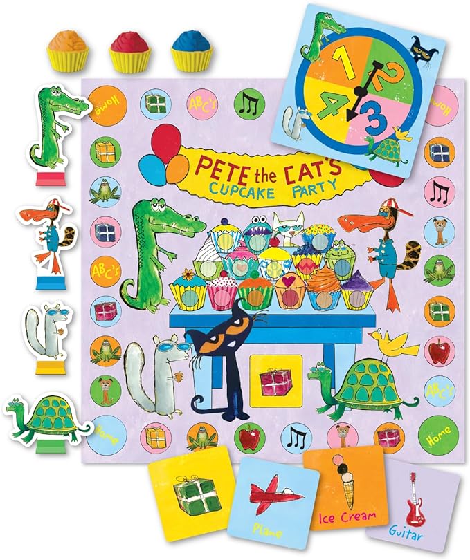 Briarpatch Pete the Cat The Missing Cupcakes Game, Fans of Pete the Cat Books, Ages 3+