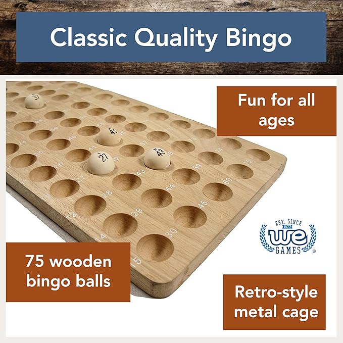WE Games Old-Time Bingo Set