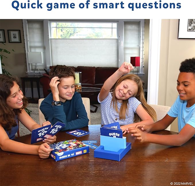 Skillmatics Guess in 10 Marvel, Perfect for Boys, Girls, Kids, Teens, Adults Who Love Card Games, Board Games, Toys, Avengers, Spiderman, Iron Man, Gifts for Ages 8, 9, 10 and Up