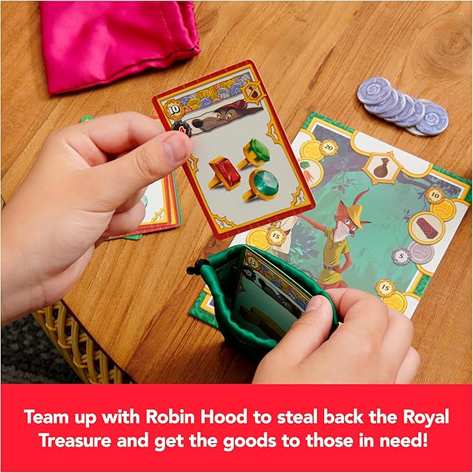 Disney Robin Hood Sheriff of Nottingham Game, Family Board Games, Disney Gifts, Board Games for Family Night, for Adults & Kids Ages 10 and up