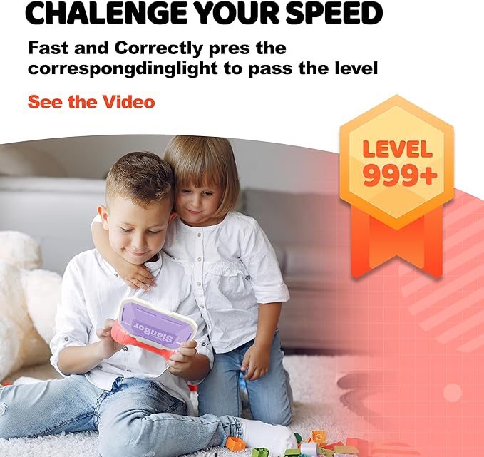 Handheld Game for 6-12, Sensory Fidget Toys for Kids 8-12, Boys&Girl ADHD Toys,999 Levels. 4 Modes，Birthday Gifts for Boys Girls，Fidget Toys for Kids Age 6-12
