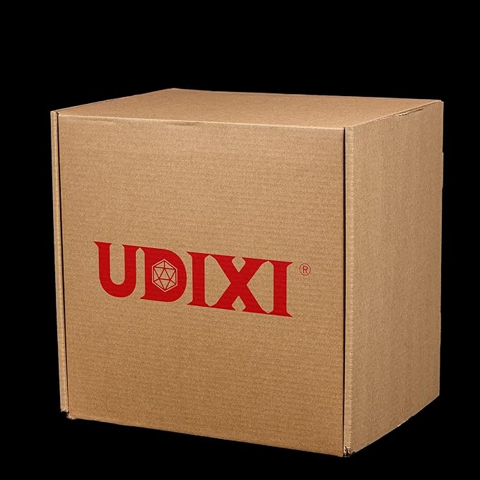 UDIXI Giant D20 DND Dice 160mm with Sharp Edges and Hundreds Inclusions, Large 20 Sided Dice for Dungeons and Dragons, Handmade D&D Ornaments for Home Decor