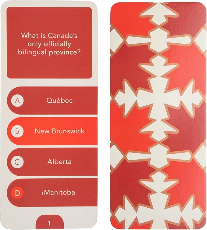 Skyline Collection Trivia Set - Canada Trivia, 140 Question Cards - Game Night Entertainment for Families & Friends