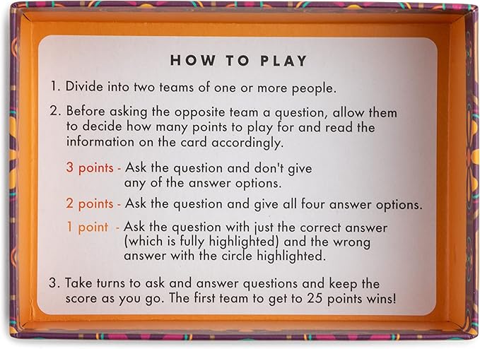 Skyline Collection Trivia Set - Latin Culture Trivia, 140 Question Cards - Game Night Entertainment for Families & Friends