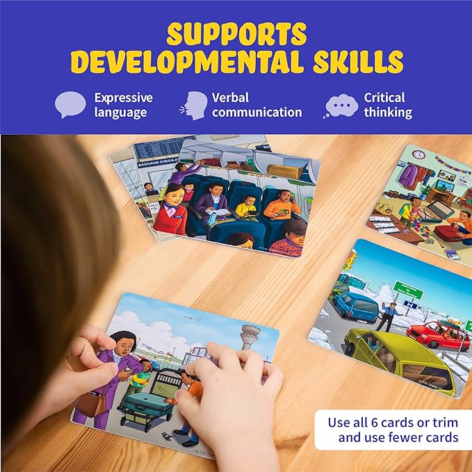 Sequencing Cards Bundle, Storytelling Cards, Higher and Lower Level Boxes, Speech Therapy Games, Learning Toys, Spark Cards 2 and Spark Cards JR Bundle
