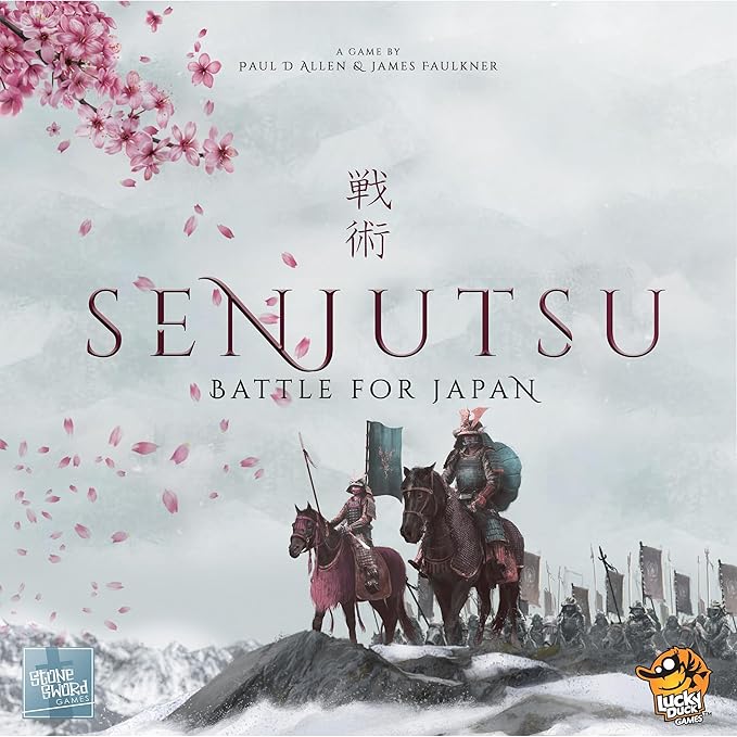 Senjutsu: Battle for Japan - Samurai Dueling Game with Miniatures and Deck Crafting, Strategy Game for Kids and Adults, Ages 14+, 1-4 Players, 15-20 Min Playtime, Made by Lucky Duck Games