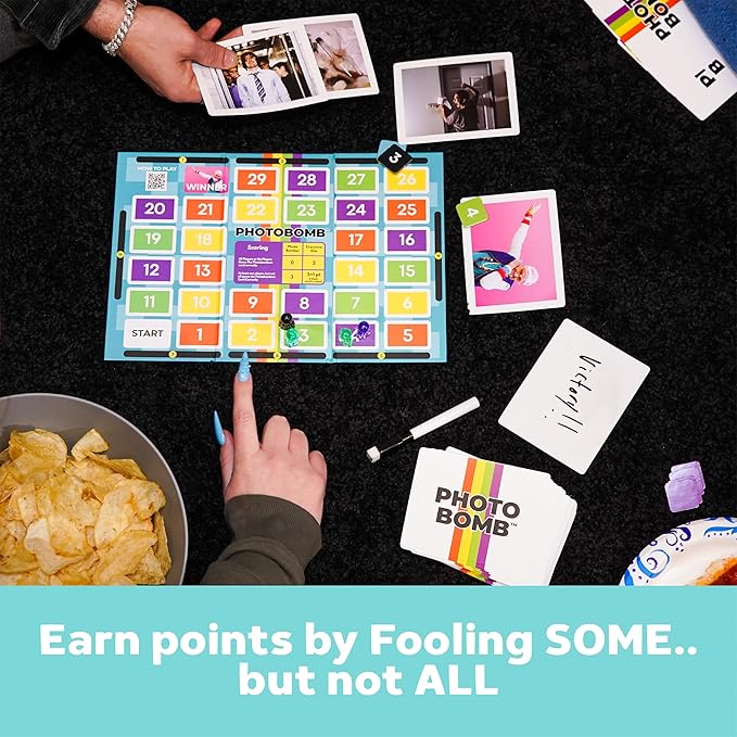 The Viral Party Board Game - Find The Photobomber - Light Strategy Party Game - Ages 13+