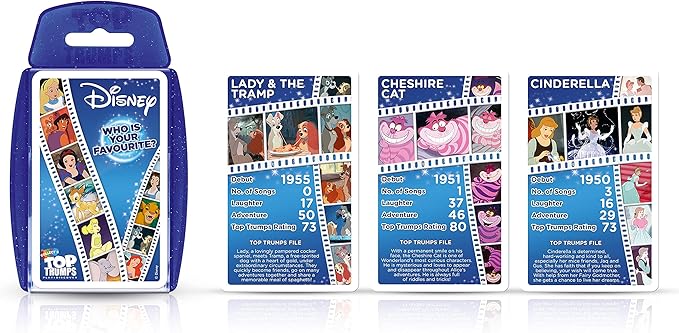 Top Trumps Disney Classics Specials Card Game, Play with Baloo, Dumbo, Alice, Bambi, Cinderella, Snow White, Timon and Pumba, Educational for 2 Plus Players Makes a Great Gift for Ages 6 Plus