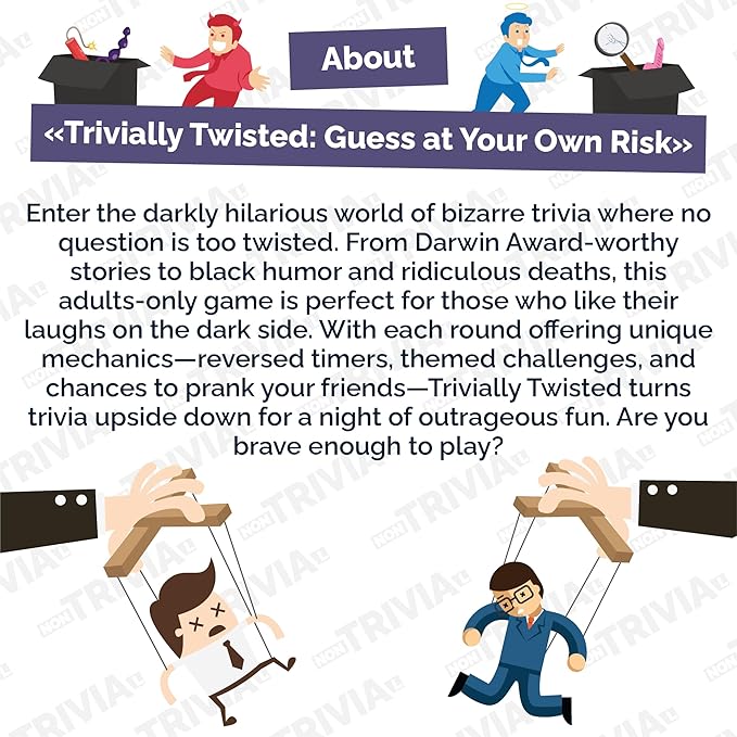 Couch Trivia Game A Fun and Educational Game with Virtual Host for Adults (Trivially Twisted)