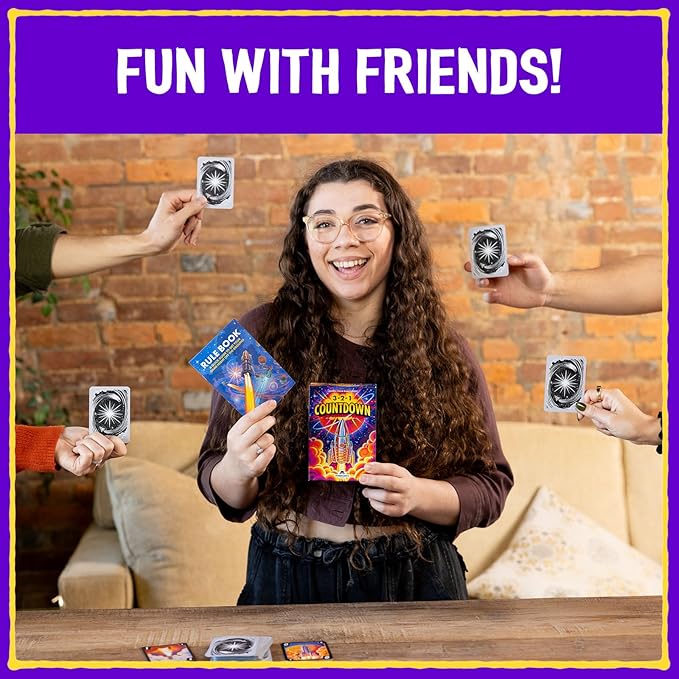 Grandpa Beck's Games 3-2-1 Countdown | Hand Elimination Card Game for Kids, Teens, Family & Adults | from The Creators of Cover Your Assets | 2-8 Players Ages 7+