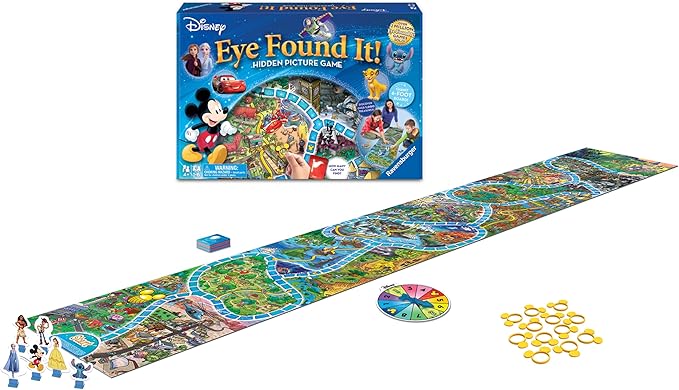 Ravensburger Disney Eye Found It - Hidden Picture Search Board Game - Learning Fun with Disney Favorites - Ages 4+