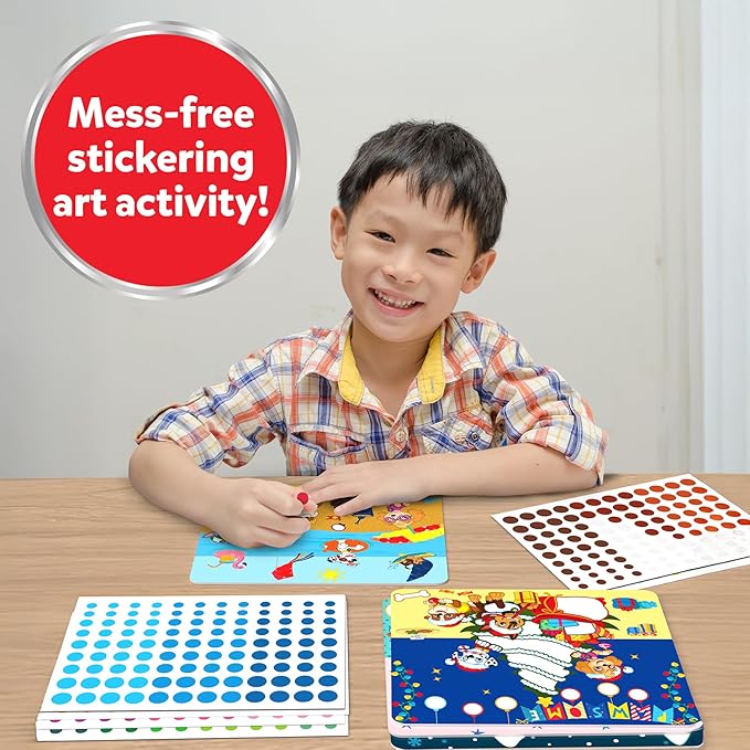 Skillmatics Dot It Sticker Activity - PAW Patrol, Mess-Free Fun for Kids, 500+ Stickers, Craft Kits, DIY Scrapbooking Activity, Travel Toys, Gifts for Boys & Girls Ages 3, 4, 5, 6, 7