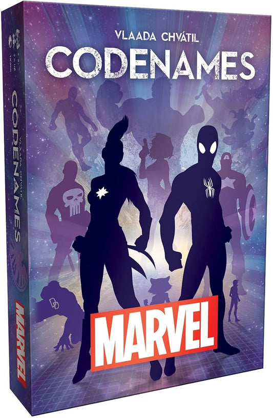 USAopoly Marvel Codenames | Based On The Hit Social Word Game Codenames | Relive Memorable Moments From The Marvel Comic Universe | Fun Board Game For The Whole Family