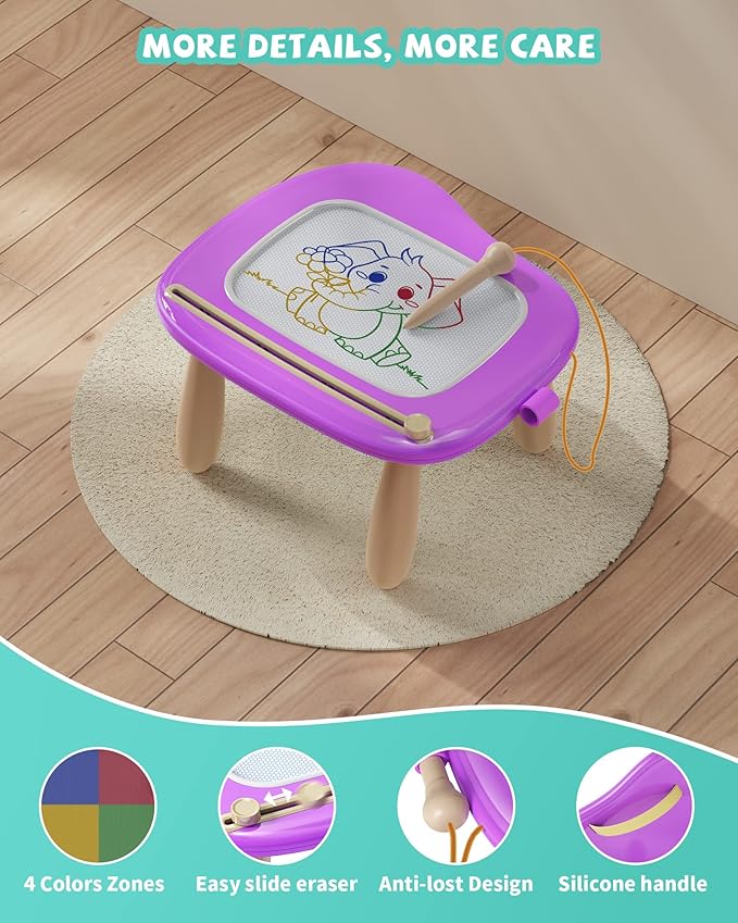 Doodle Board for Kids Ages 1-3, Magnetic Drawing Board for 1-3 Years Old Boys and Girls, Birthday for Kids