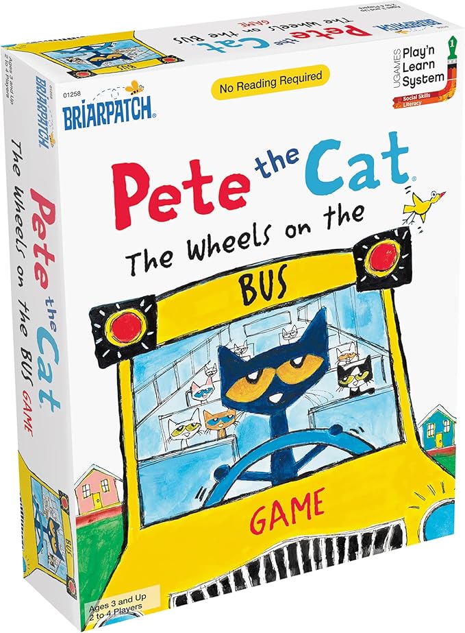 Briarpatch | Pete The Cat Wheels on The Bus Game, Fans of Pete The Cat Books, Ages 3+