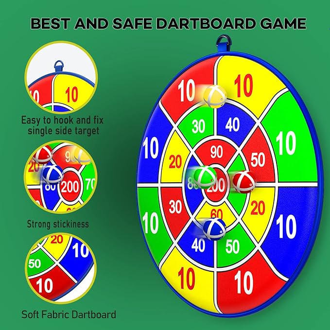 Large Kid Safety Toss Game Game, Family Party Party Supplies for Kids, Gift for Boys Birthday or Christmas for 3 4 5 6 7 8 9 10 11 12 Year Old Boy Girl Adult Birthday