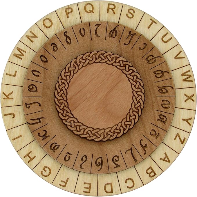 Elves Cipher Wheel - Acessory for Fantasy Table Top RPGs, Board Games, and Dungeon Masters