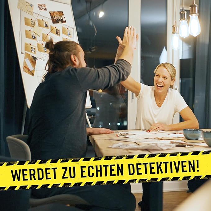 Hidden Games Crime Scene Game Case 1 - The Klein-Borstelheim Case - for 1-6 People from 14 Years, Realistic Crime Scene and Exciting Detective Game (German Edition).