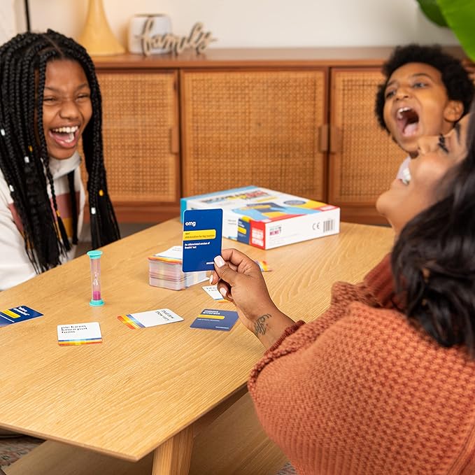 WHAT DO YOU MEME? Guess The Gibberish Card Game for Families by Relatable, Fun Kids Game 12+, Game Night with Friends, Great Idea, Includes 400 Cards, Instructions & Sand Timer