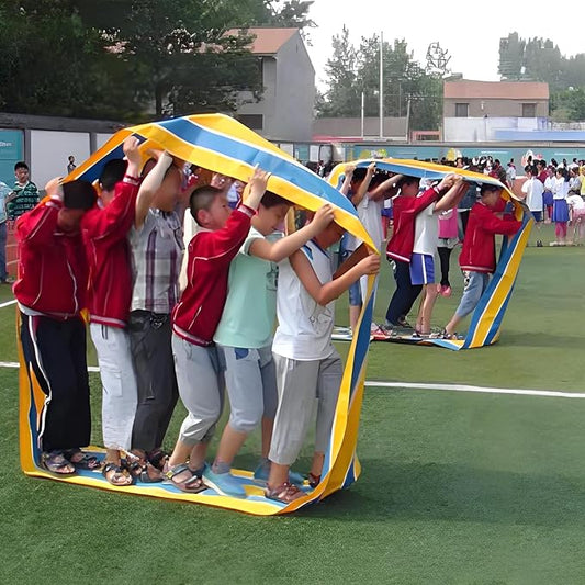 Team Building Games Teamwork Games for Working Adults, Group Activities Mat for School Students Teens, Field Day Games (20 ft, Pack of 2)