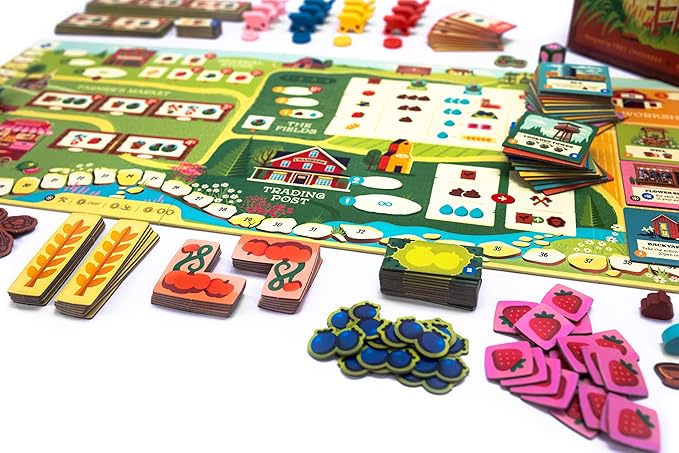 Harvest | Strategy Board Game for Adults, Families, and Couples | Cozy Whimsical Farming Experience | Easy-to-Learn Art | Quick 60-Minute Play for Game Night or Solo Challenge