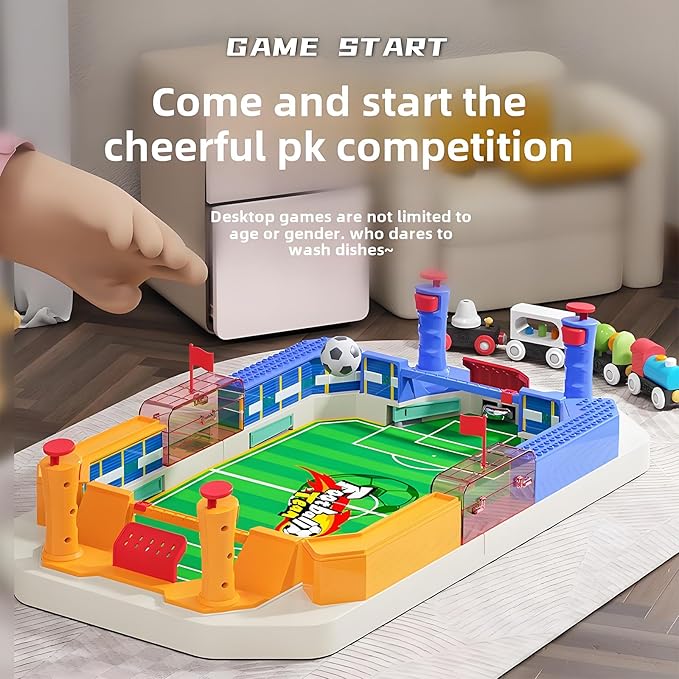 Mini Foosball Table Game for Kids, Soccer Game Set Gifts Boys Toy Football Games Board,Soccer Gifts for 3-5 6-8 8-12 Years Old Boys Birthday
