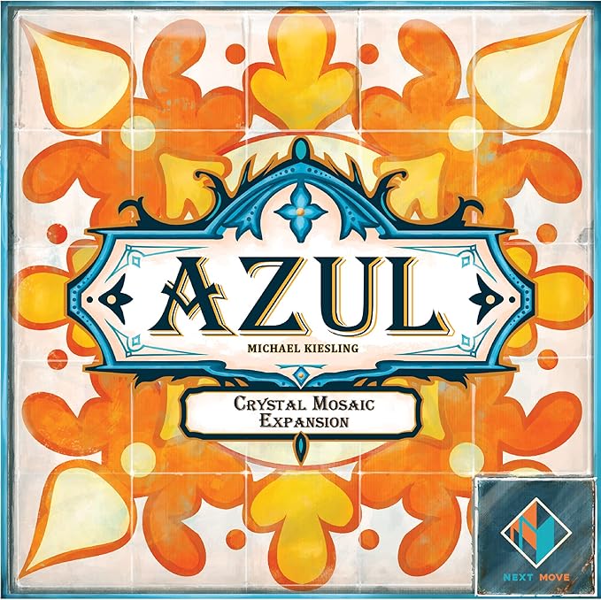 Azul Crystal Mosaic Board Game EXPANSION - Strategic Tile-Placement Game for Family Fun, Great Game for Kids and Adults, Ages 8+, 2-4 Players, 30-45 Minute Playtime, Made by Plan B Games