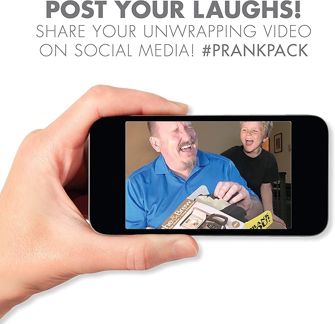 Prank Pack Scrap'n Snacks Prank Gift Box, Funny Authentic Prank-O Gag Present Box | Novelty Gifting Box for Pranksters