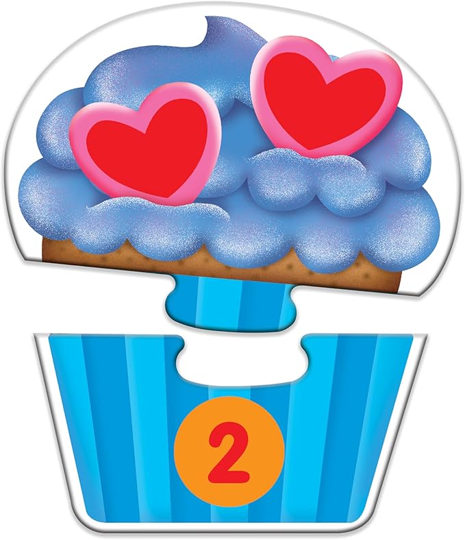 The Learning Journey: My First Match It - Counting Cupcakes- 15 Piece Self-Correcting Matching Puzzles - First Learning Toys for Toddlers 2-5 - Award Winning Toys