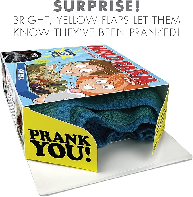 Prank Pack, Mold Farm Gift Box, Wrap Your Real Present in a Funny Authentic Prank-O Gag Present Box | Novelty Gift Box for Pranksters
