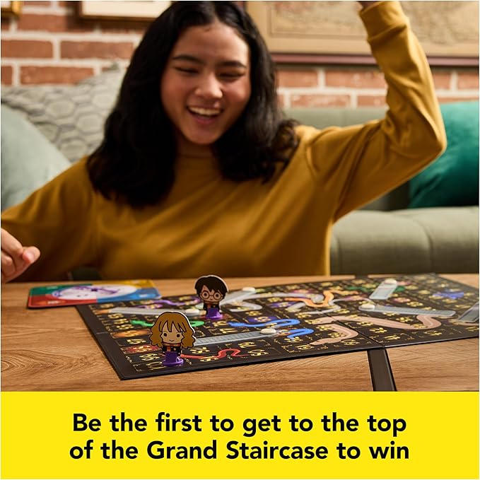 Spin Master Games, Wizarding World of Harry Potter Serpents & Staircases Classic Game, Harry Potter Game for Muggles, for Kids & Family, 1-4 Players, for Ages 5 & Up