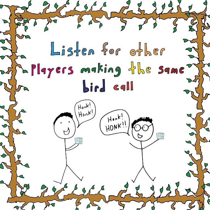 Bird Call A Lively and Delightfully Absurd 5-Minute Party Game - High Energy Party Game - Card Games for Kids, Teens, and Adults