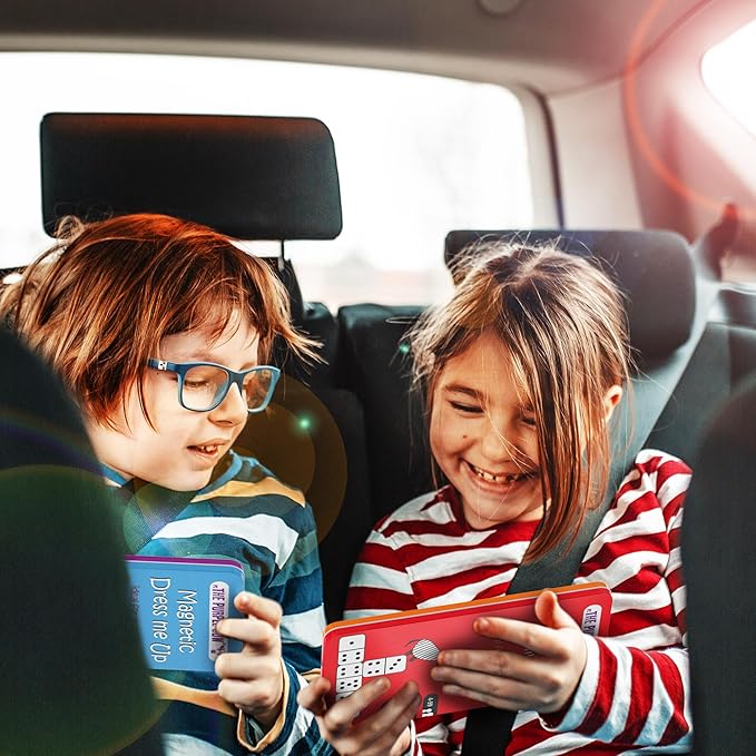 Magnetic Travel Dominoes Game - Car Games , Airplane Games and Quiet Games