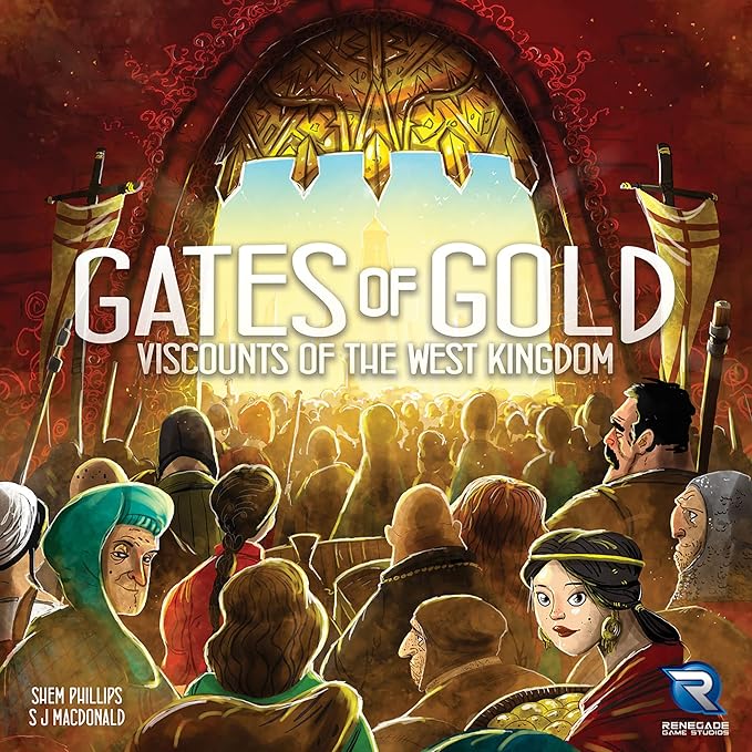 Renegade Game Studios Viscounts of The West Kingdom: Gates of Gold Expansion - Strategy Board Game, Ages 14+