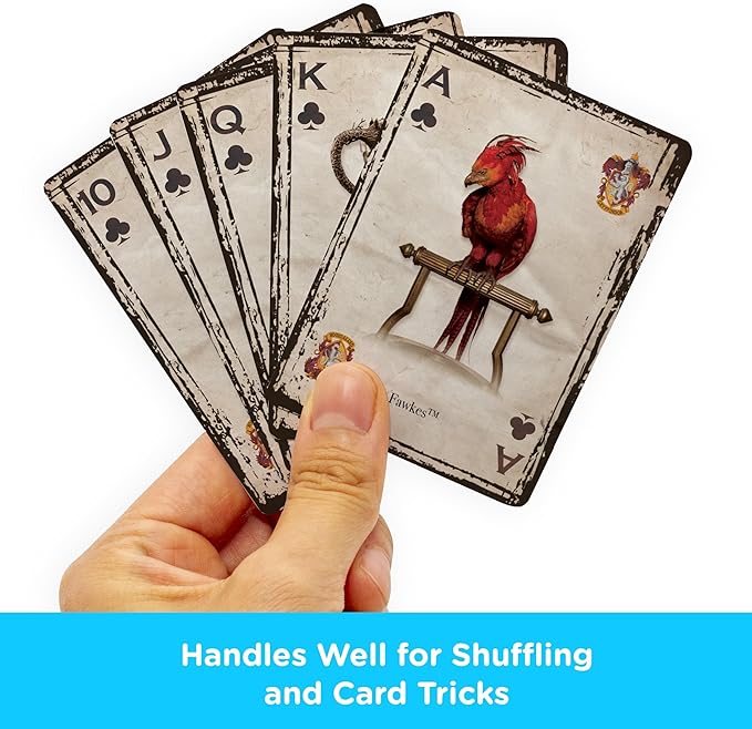 AQUARIUS Harry Potter Playing Cards - HP Themed Deck of Cards for Your Favorite Card Games - Officially Licensed Harry Potter Merchandise & Collectibles
