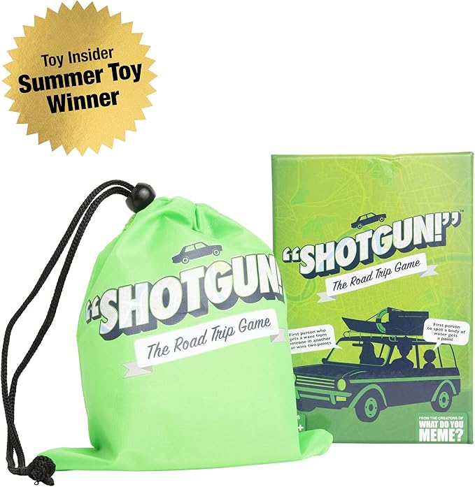 WHAT DO YOU MEME? Shotgun! - The Road Trip Car Game for Families, Travel Games and Road Trip Activities for Kids by Relatable