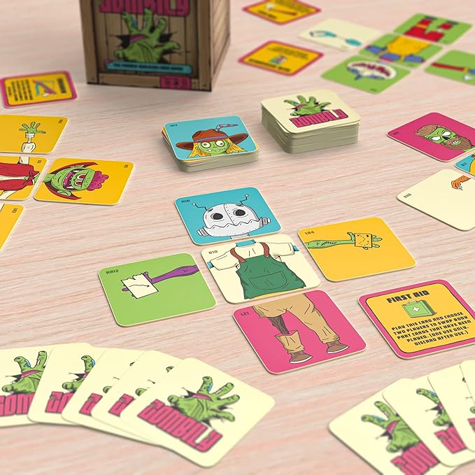ZOMBILY Family Card Game, Zombie Building Party Game, Easy to Learn, Fun for Game Night