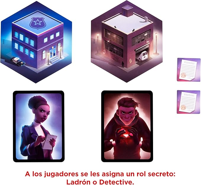 Jewel Heist Team Strategy Game, Mystery Role-Play Social Deduction Game with Game Board, Vault and Jewels, for Adults, Family and Kids 13 Years Old and