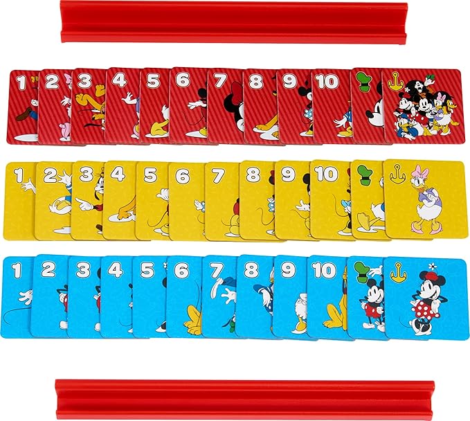 Mattel Games Disney Mickey and Friends 5-in-1 Games for Kids, Families, Game Nights, Travel, Camping & More