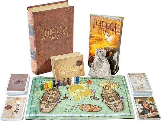 Facade Dark Cites Series Board Game of Strategy, Deceit, and Luck - Card Game for Teens Adults and Family - Deluxe Tortuga 1667