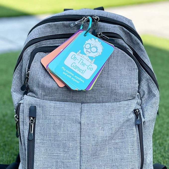 Open The Joy Waiting Games Grab n Go Pack - Endless Fun on The Go: Ultimate Screen-Free Entertainment for Kids - Ages 4+