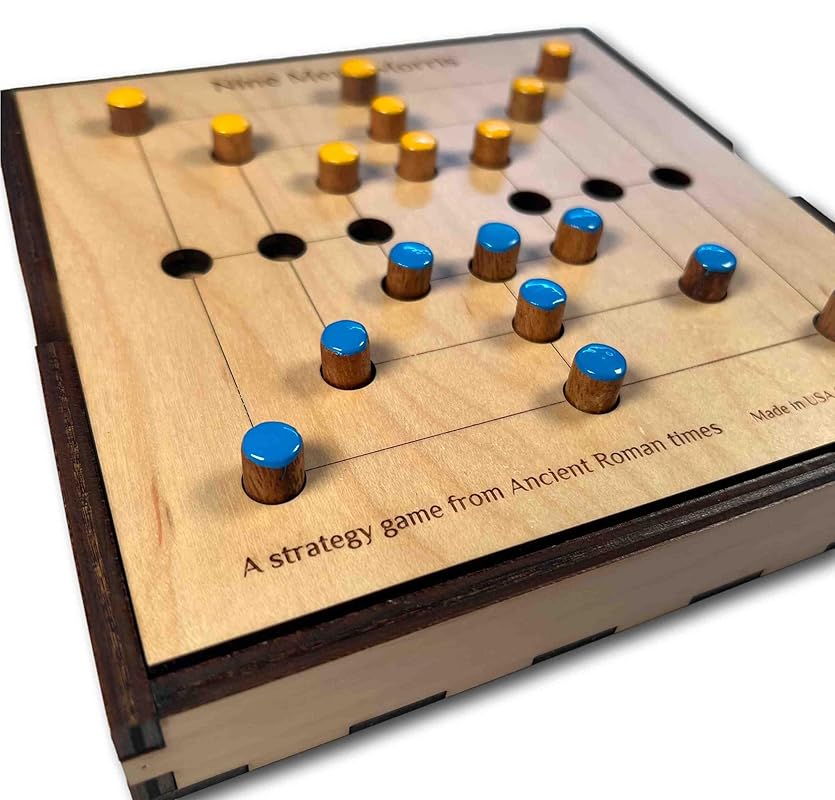 Nine Mens Morris – Strategy game from ancient Rome. Premium version made in USA