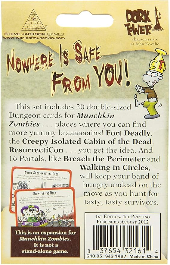 Munchkin Zombies 3 Hideous Hideouts