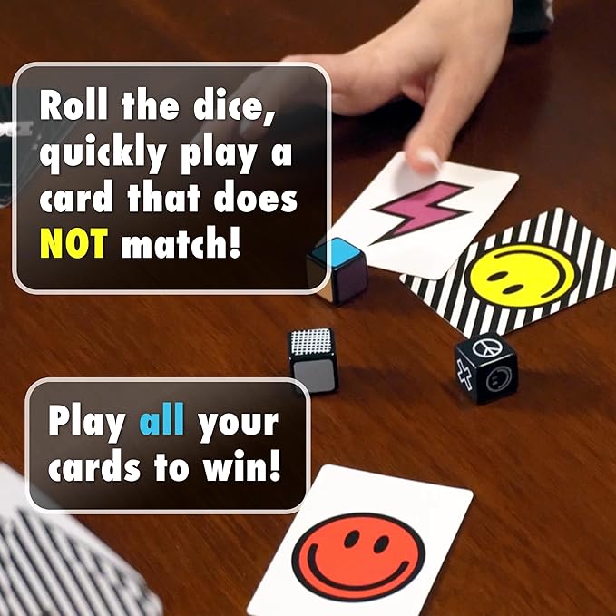 Not It! Dice Tower: Roll The Dice, Dodge The Match, Exciting Family Game Night Fun, 3+ Players Ages 6 and Up - Original