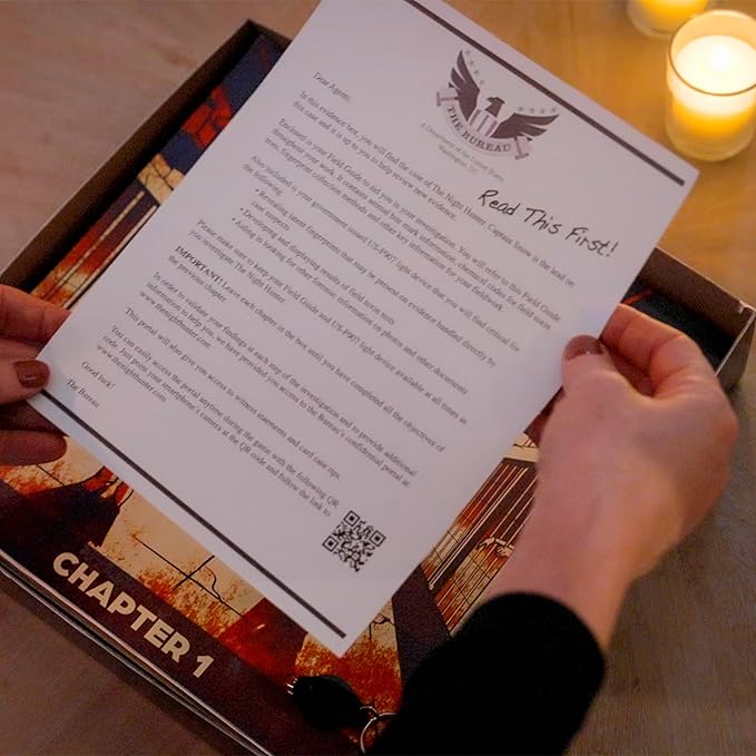 Murder Mystery Party | The Night Hunter, Can You Catch The Killer Before It's Too Late Game, for Ages 14+
