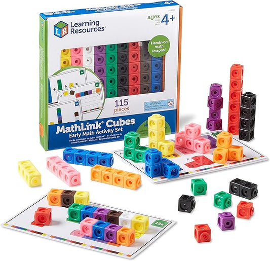 Learning Resources MathLink Cubes Early Math Activity Set